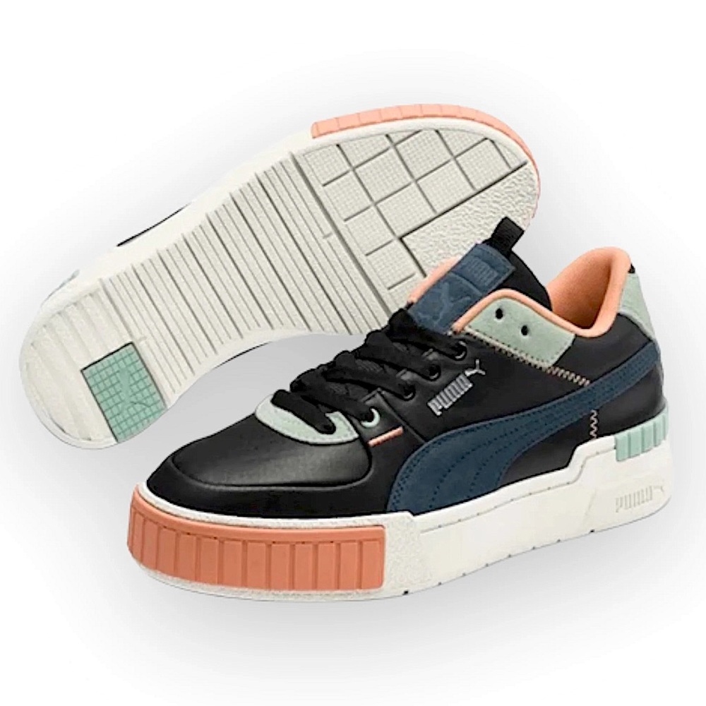 Puma Women's Cali Sport Mix 'Black Marshmallow' Sneakers 🟢